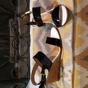 Calvin Klein wedge sandals 7
